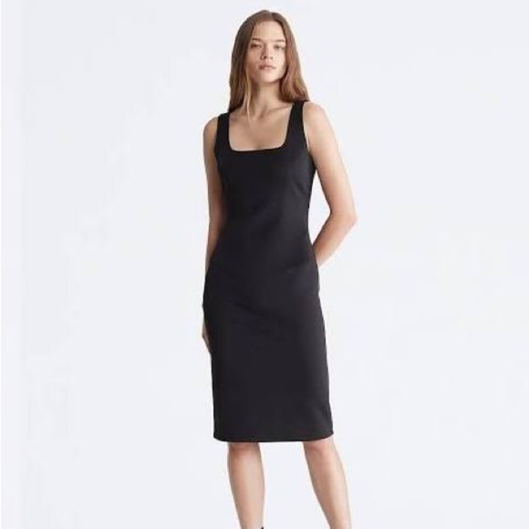 London Times Dresses & Skirts - London Times LBD Tank Midi Sheath Dress, Size 8